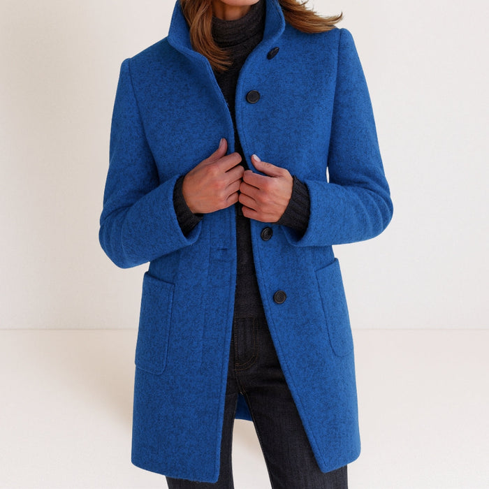 Stella | Chaqueta de mujer con cuello alto en color Gris
