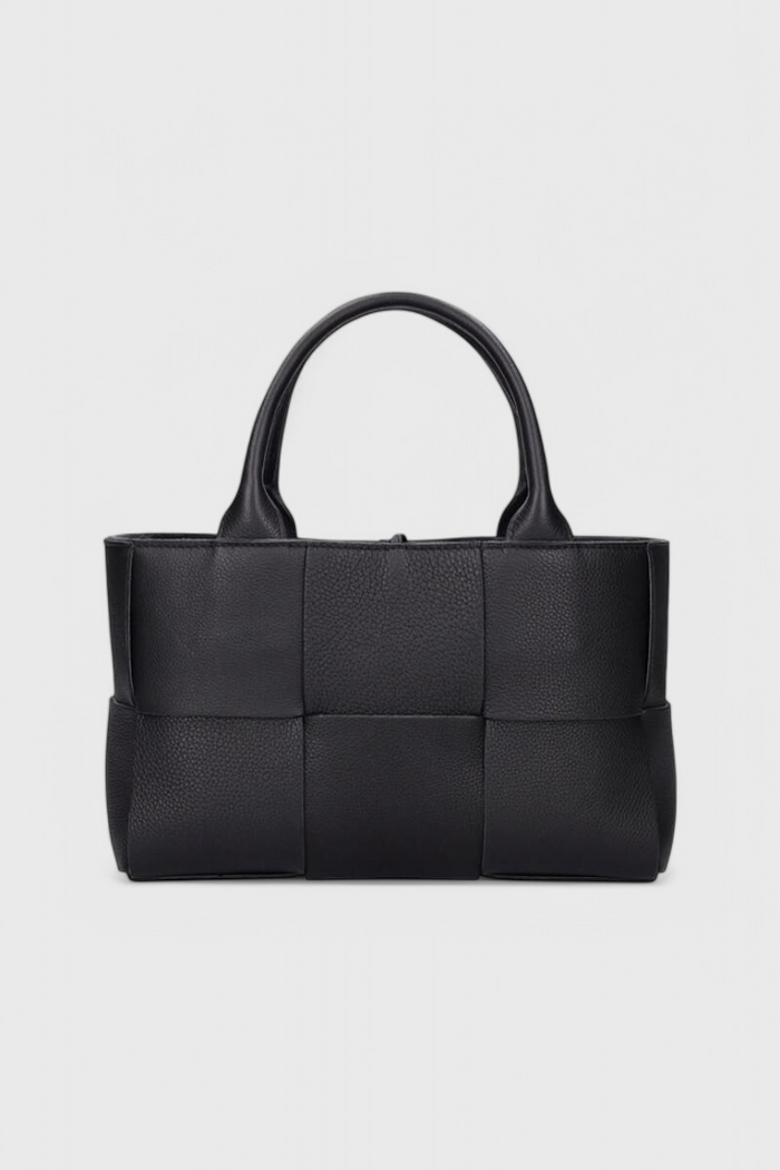 Bronte Bolso de Compras Woven en color Negro