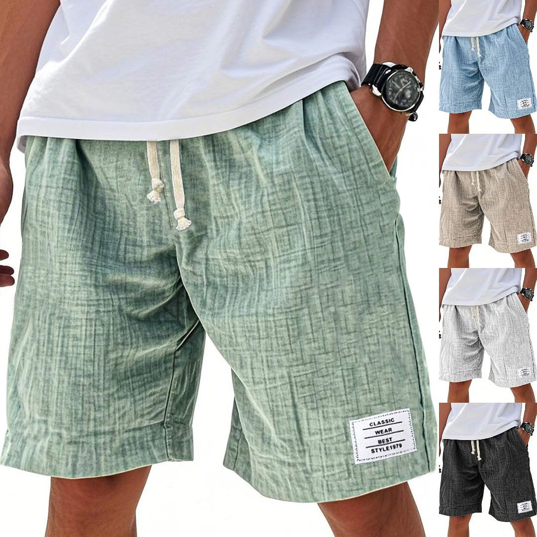 Fermín | Pantalones cortos ligeros e informales de corte holgado para hombre