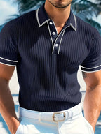 León | Elegante polo de manga corta