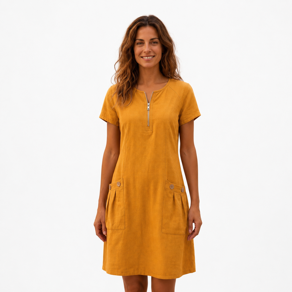 Vestido Vera | Algodón con cremallera