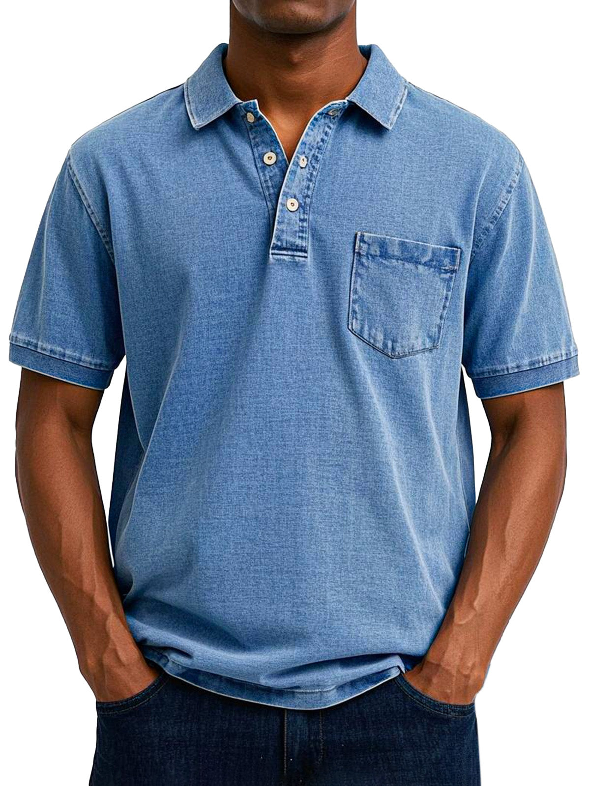 Leandro | Polo informal vintage para hombre