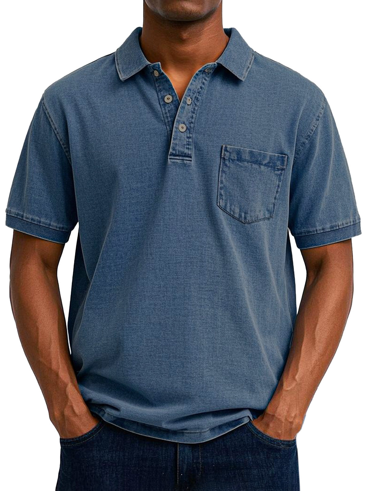 Leandro | Polo informal vintage para hombre