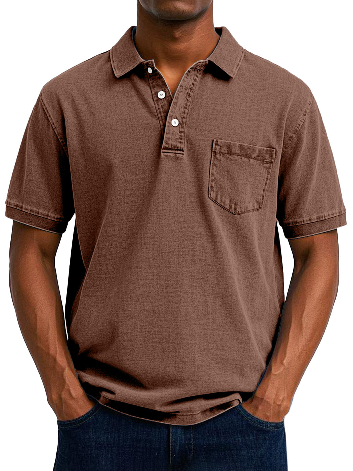 Leandro | Polo informal vintage para hombre