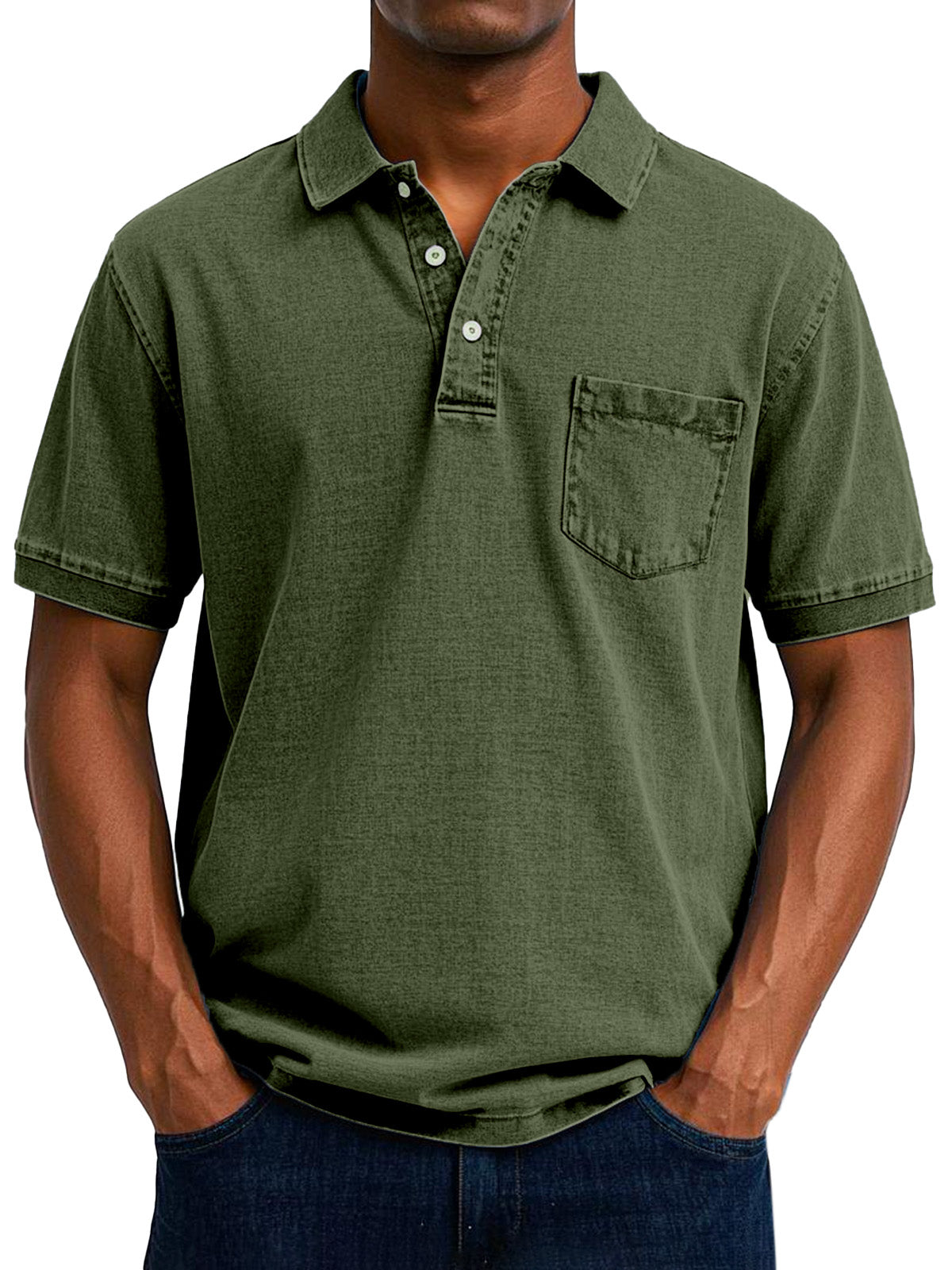 Leandro | Polo informal vintage para hombre