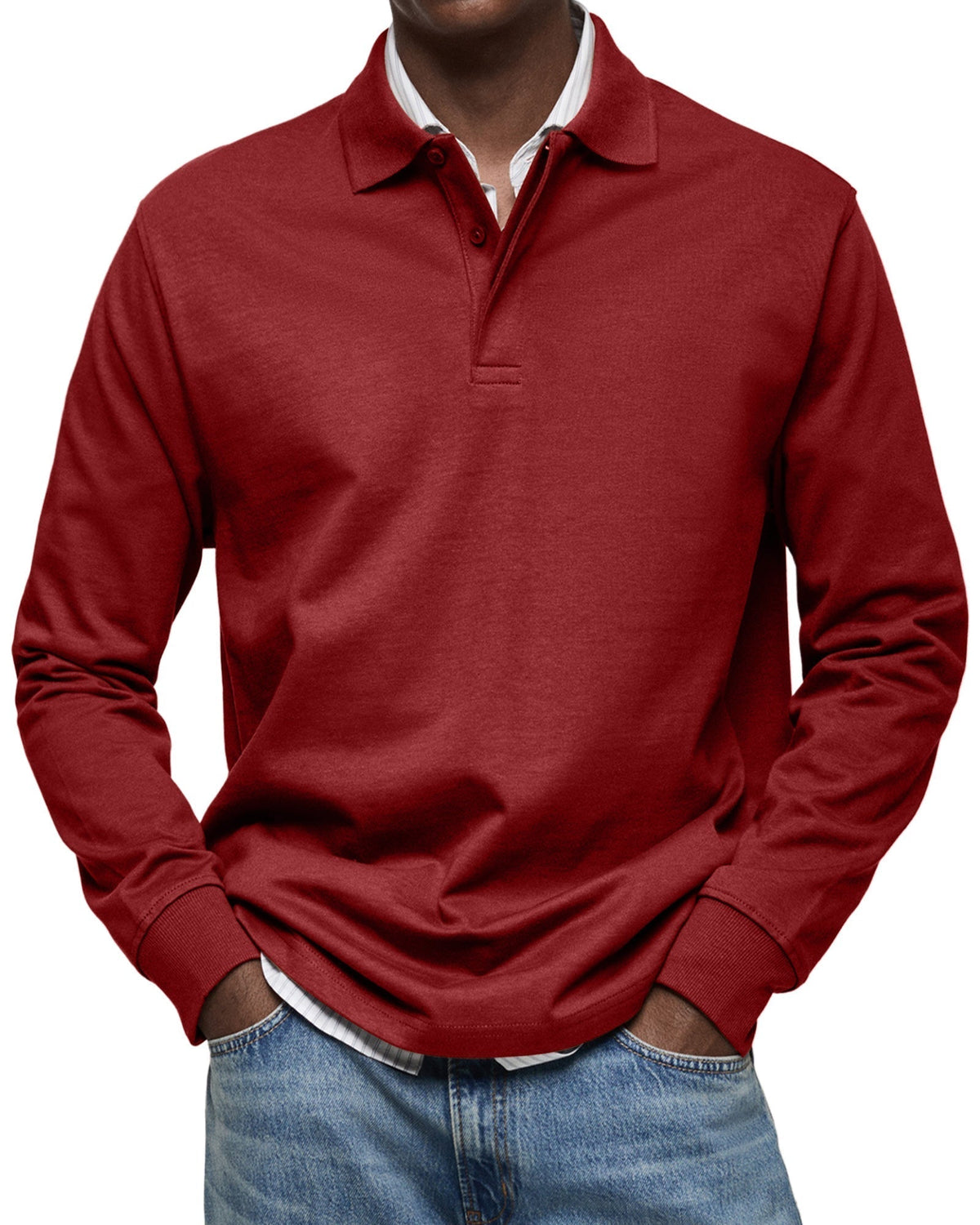 Armando | Polo casual de manga larga