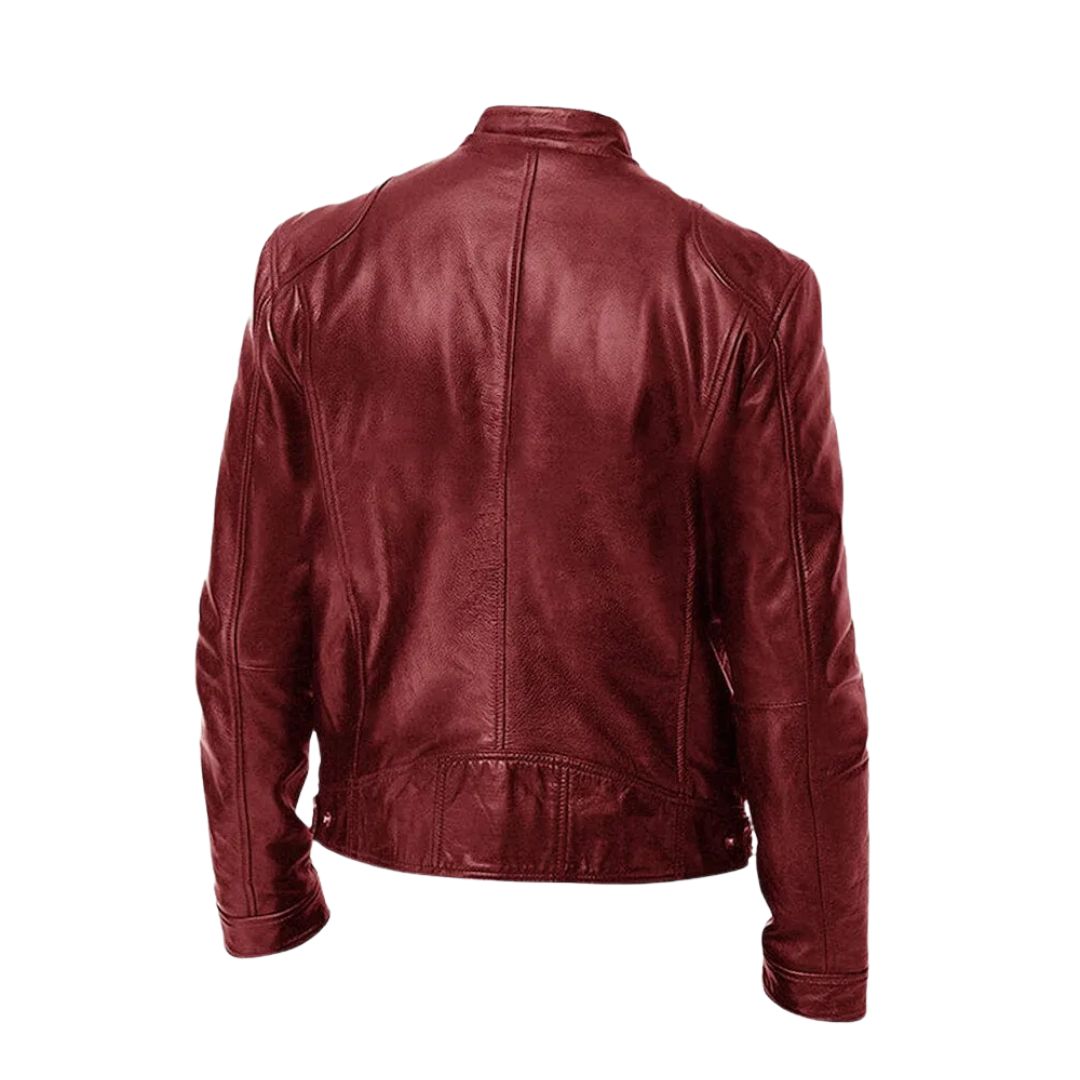 Cayetano | Chaqueta de cuero informal