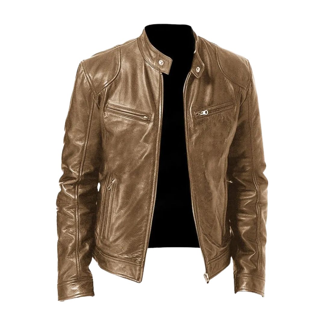 Cayetano | Chaqueta de cuero informal