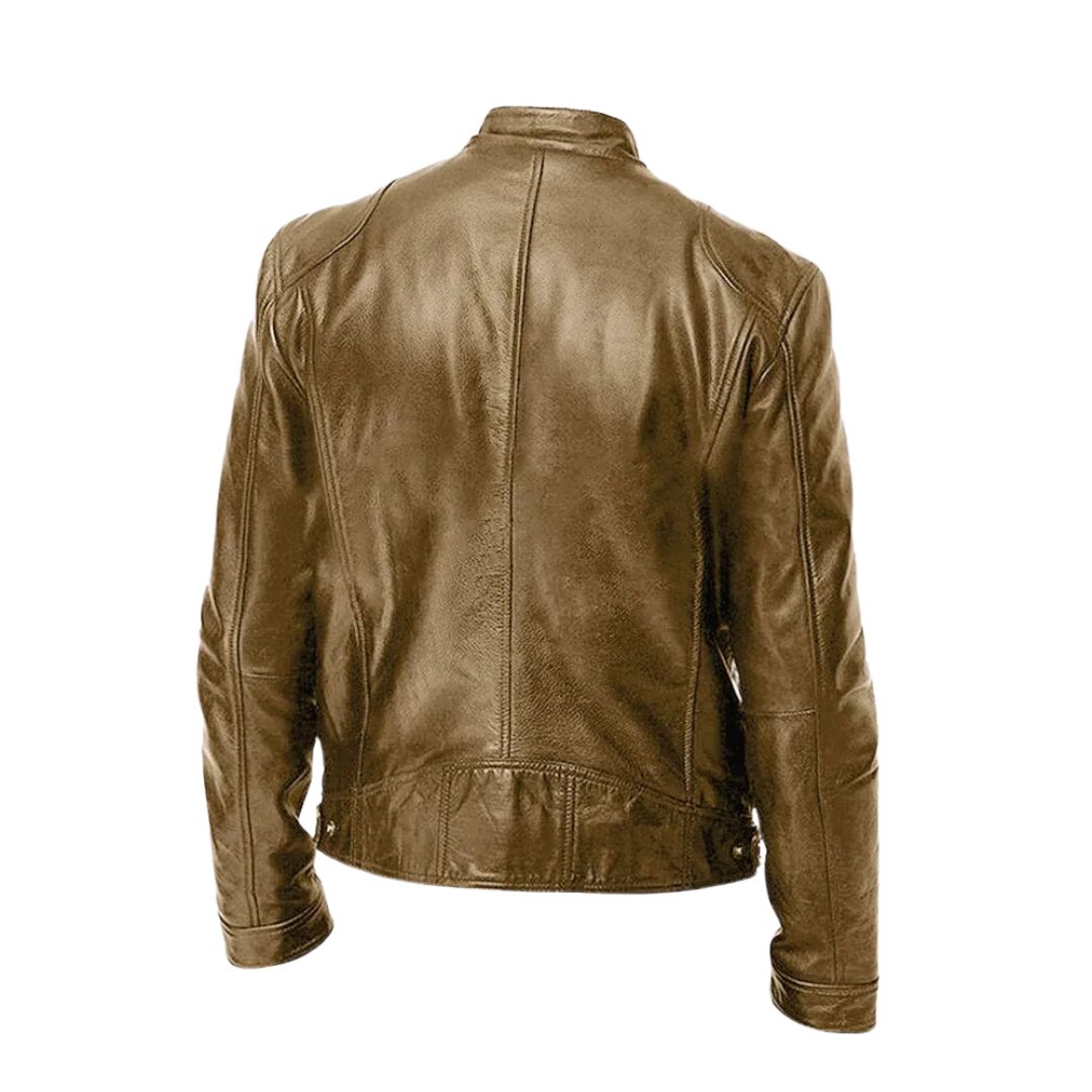 Cayetano | Chaqueta de cuero informal