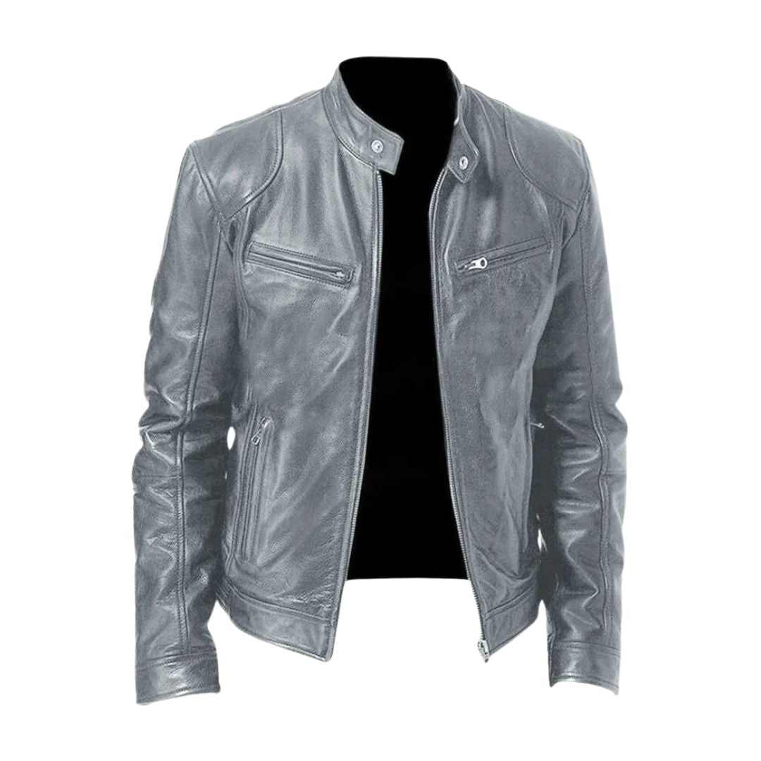 Cayetano | Chaqueta de cuero informal