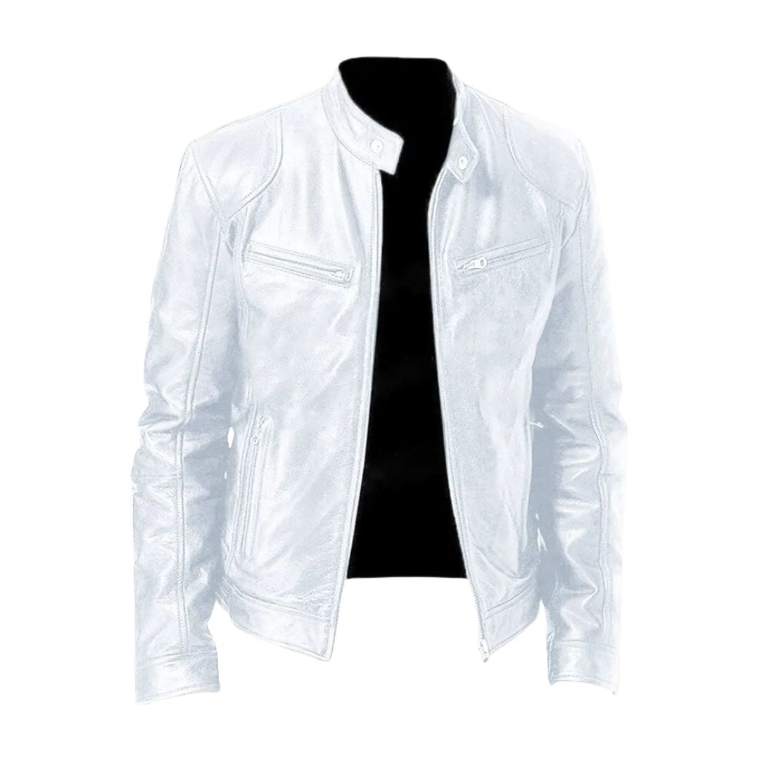 Cayetano | Chaqueta de cuero informal