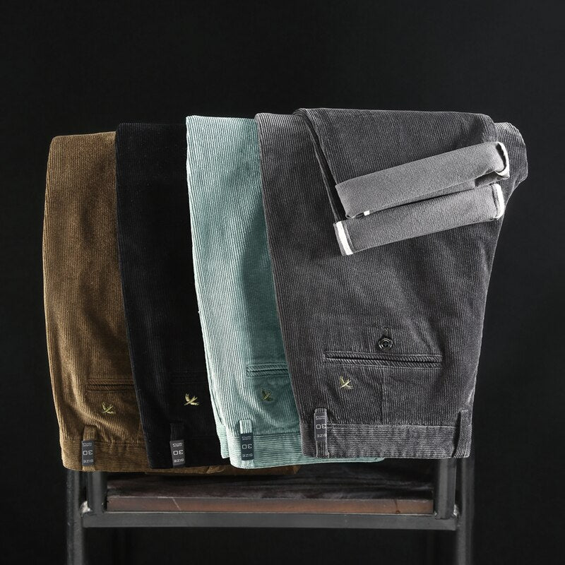 Jesús | Pantalones de pana de tiro medio