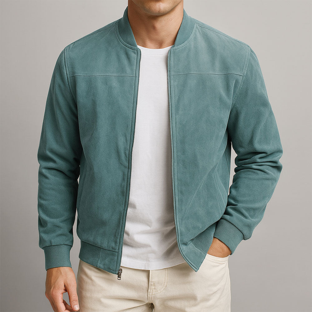 Clemente | Chaqueta de ante hecha a mano