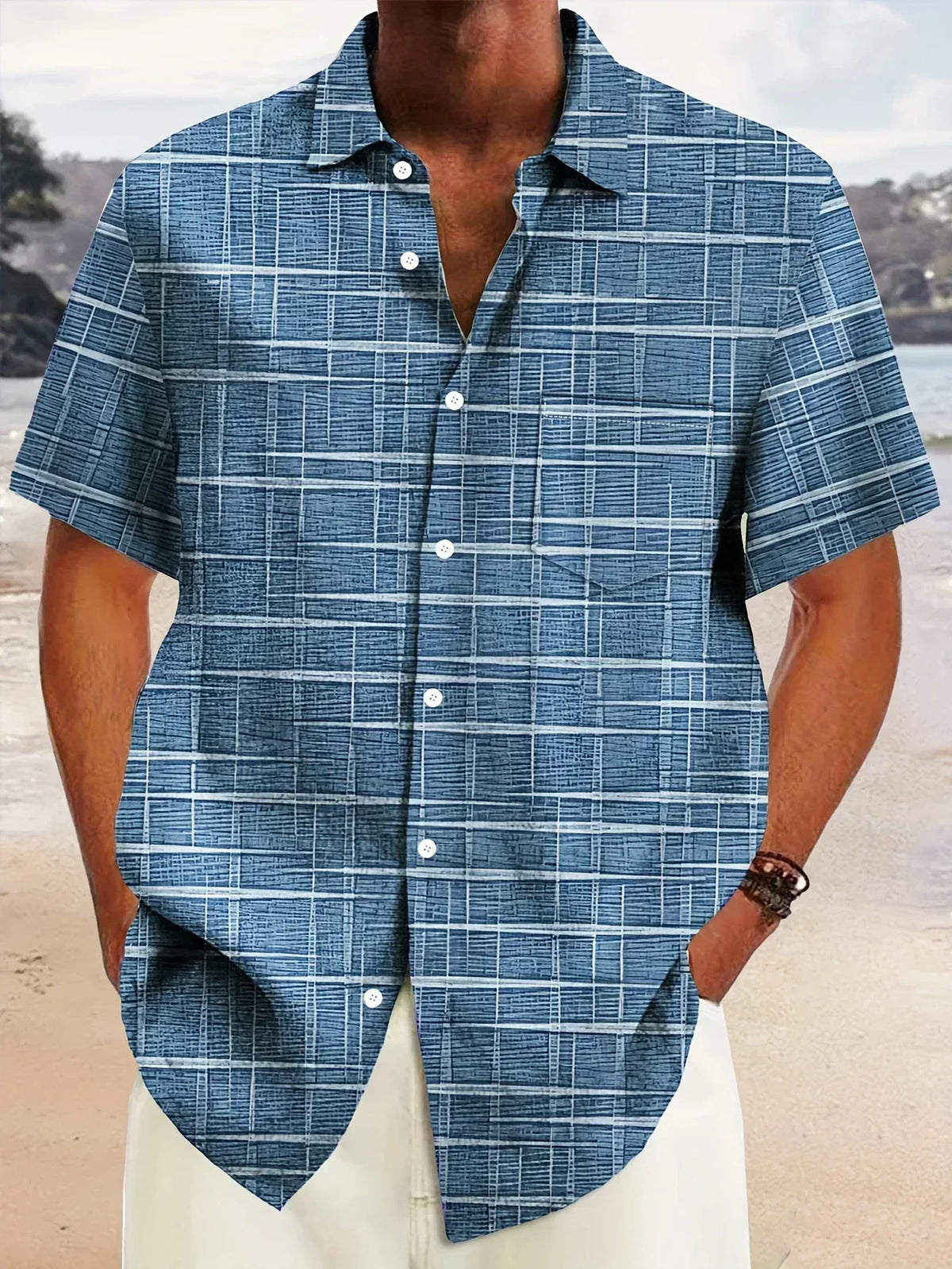 Camilo | Camisa elegante de rayas y cuadros