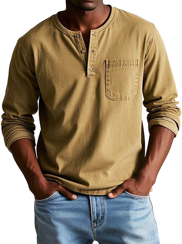 Antonio | Camisa de manga larga vintage