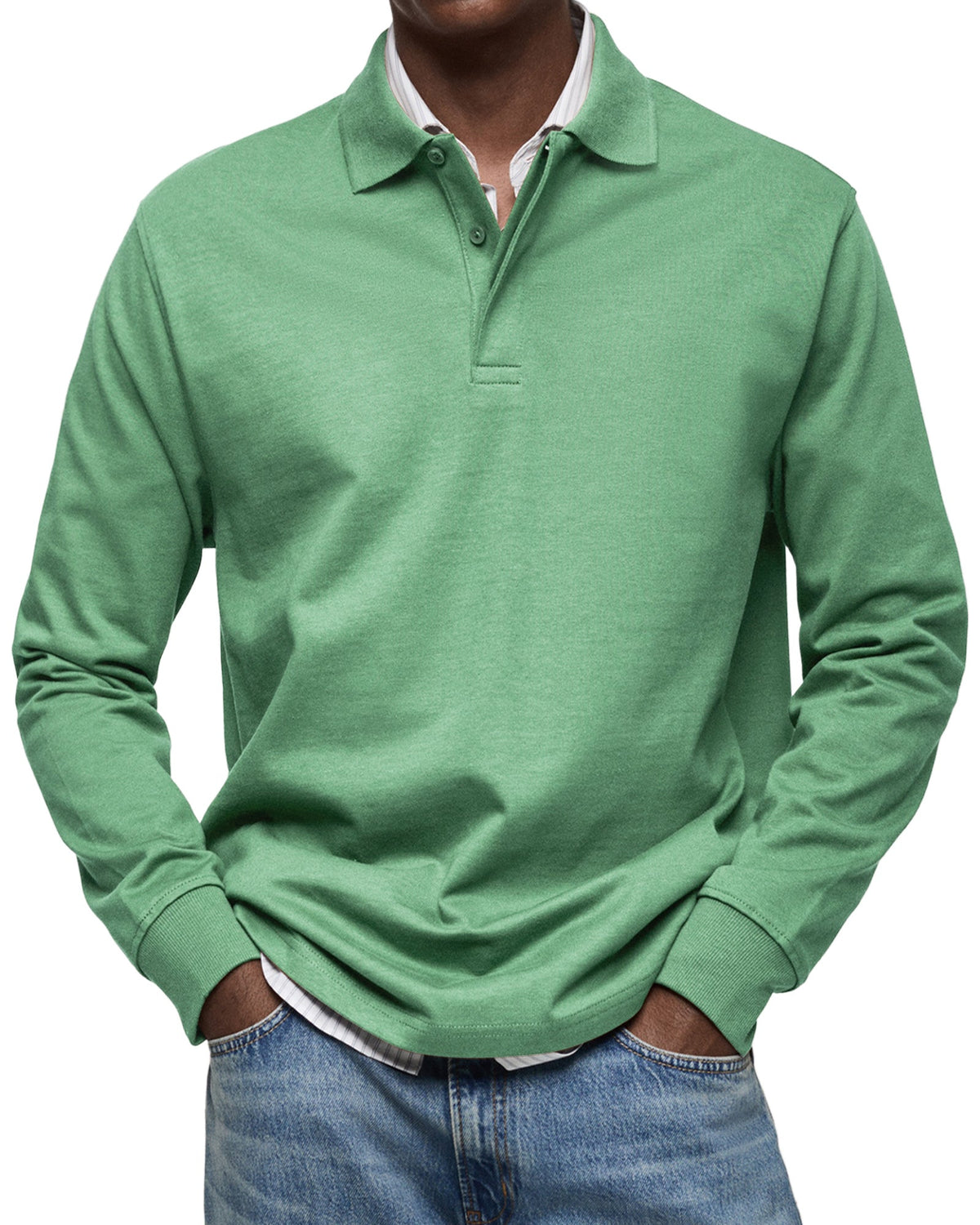 Armando | Polo casual de manga larga