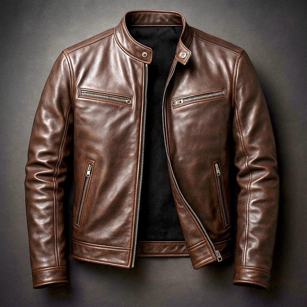 Cristóbal | Chaqueta vintage de piel