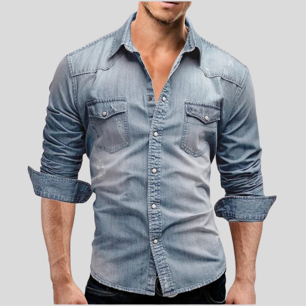 Benito | Camisa vaquera de estilo moderno