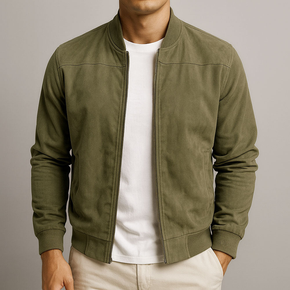 Clemente | Chaqueta de ante hecha a mano