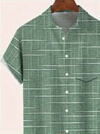 Camilo | Camisa elegante de rayas y cuadros