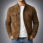 César | Cazadora bomber de ante premium