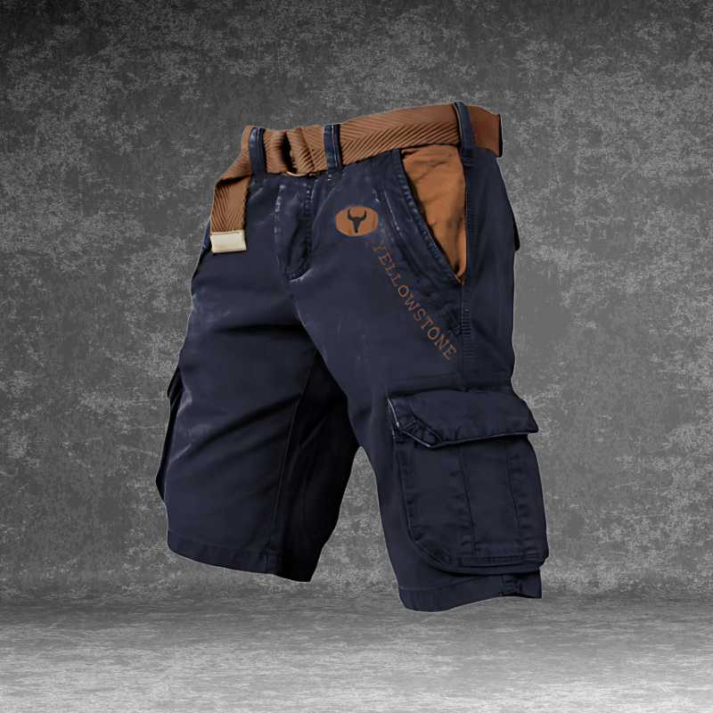 Evaristo | Pantalones cargo cortos para hombre con 6 bolsillos