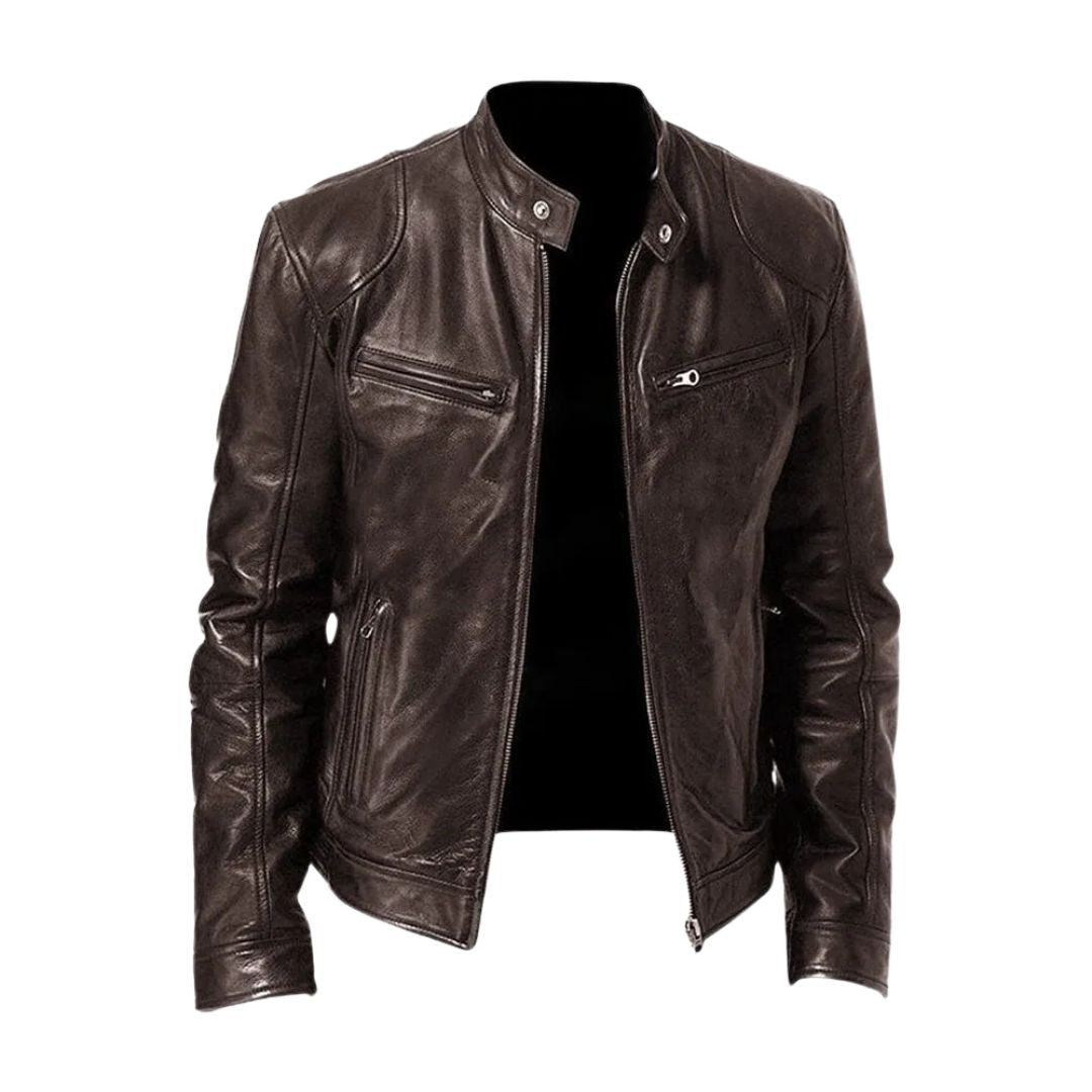 Cayetano | Chaqueta de cuero informal