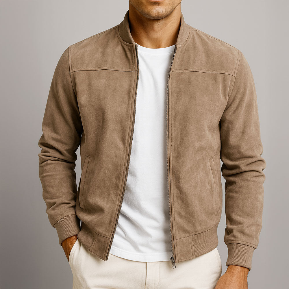 Clemente | Chaqueta de ante hecha a mano