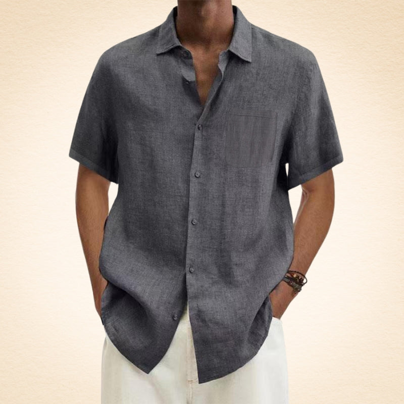 Anselmo | Camisa de lino elegante