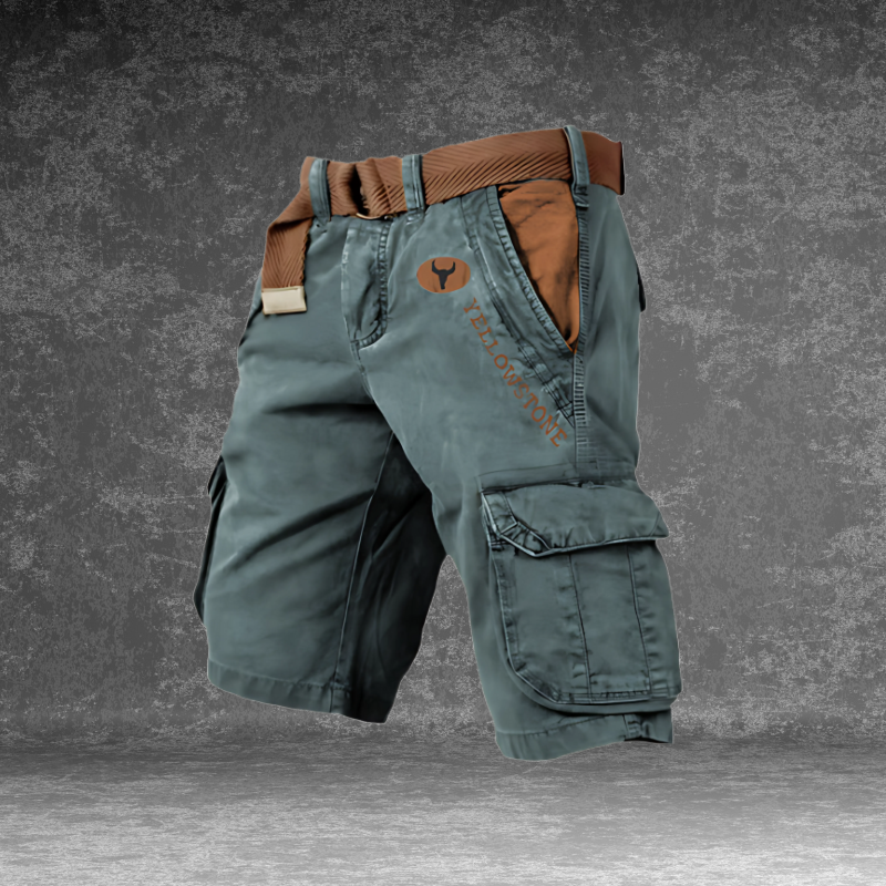 Evaristo | Pantalones cargo cortos para hombre con 6 bolsillos