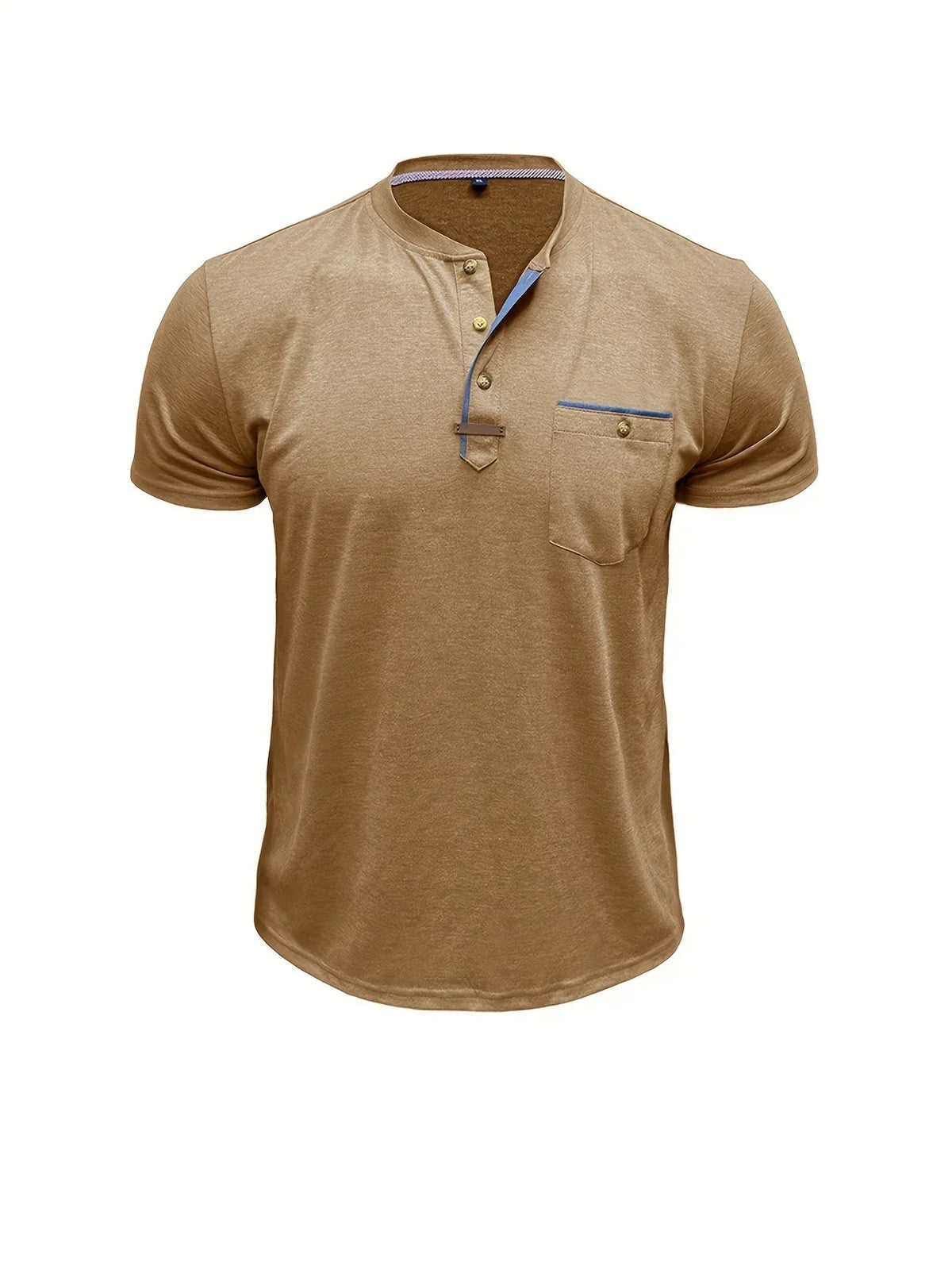 Lucas | Camiseta elegante con cuello redondo y bolsillo