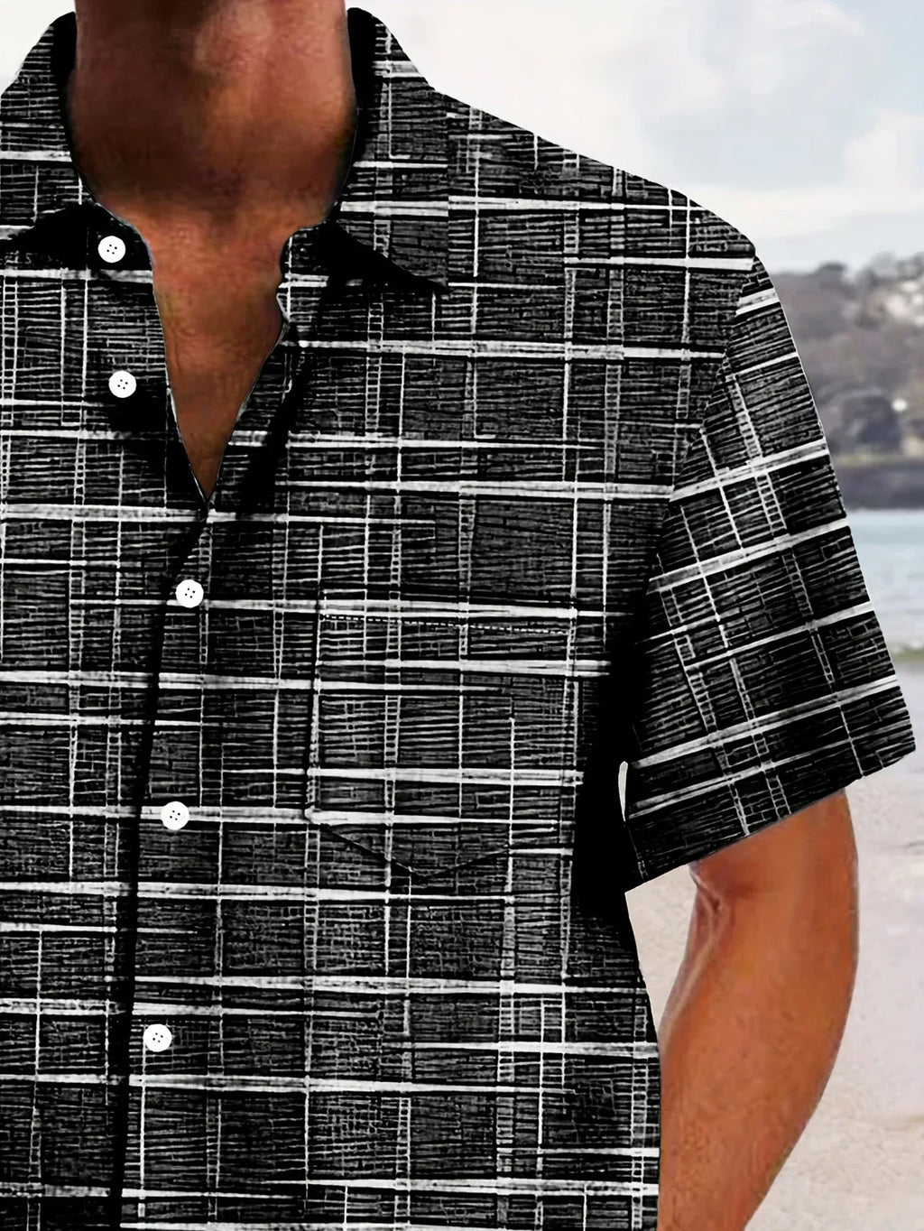 Camilo | Camisa elegante de rayas y cuadros