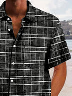 Camilo | Camisa elegante de rayas y cuadros