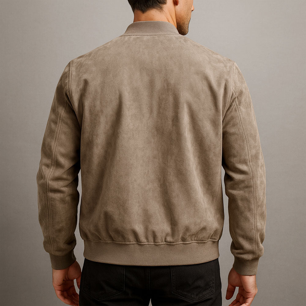 Clemente | Chaqueta de ante hecha a mano