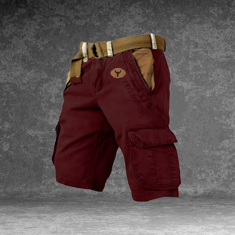 Evaristo | Pantalones cargo cortos para hombre con 6 bolsillos