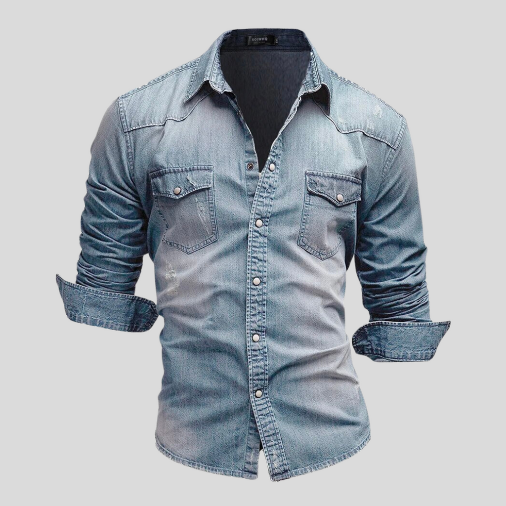 Benito | Camisa vaquera de estilo moderno