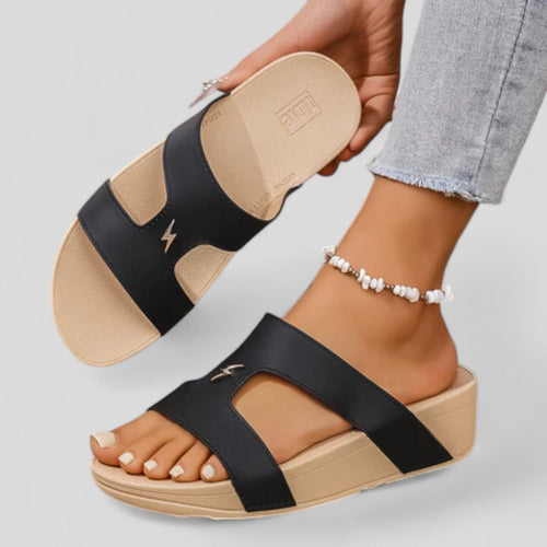 Beliza | Sandalias con plataforma en color Negro