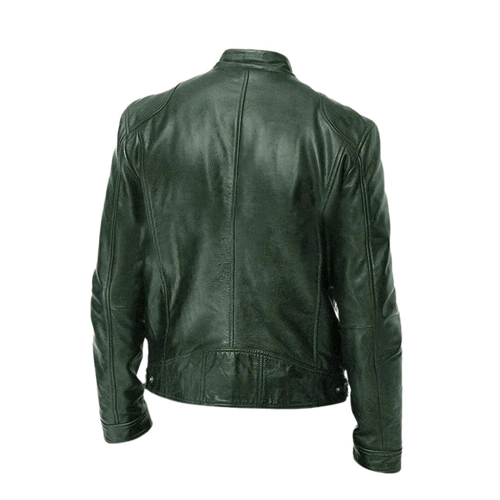Cayetano | Chaqueta de cuero informal