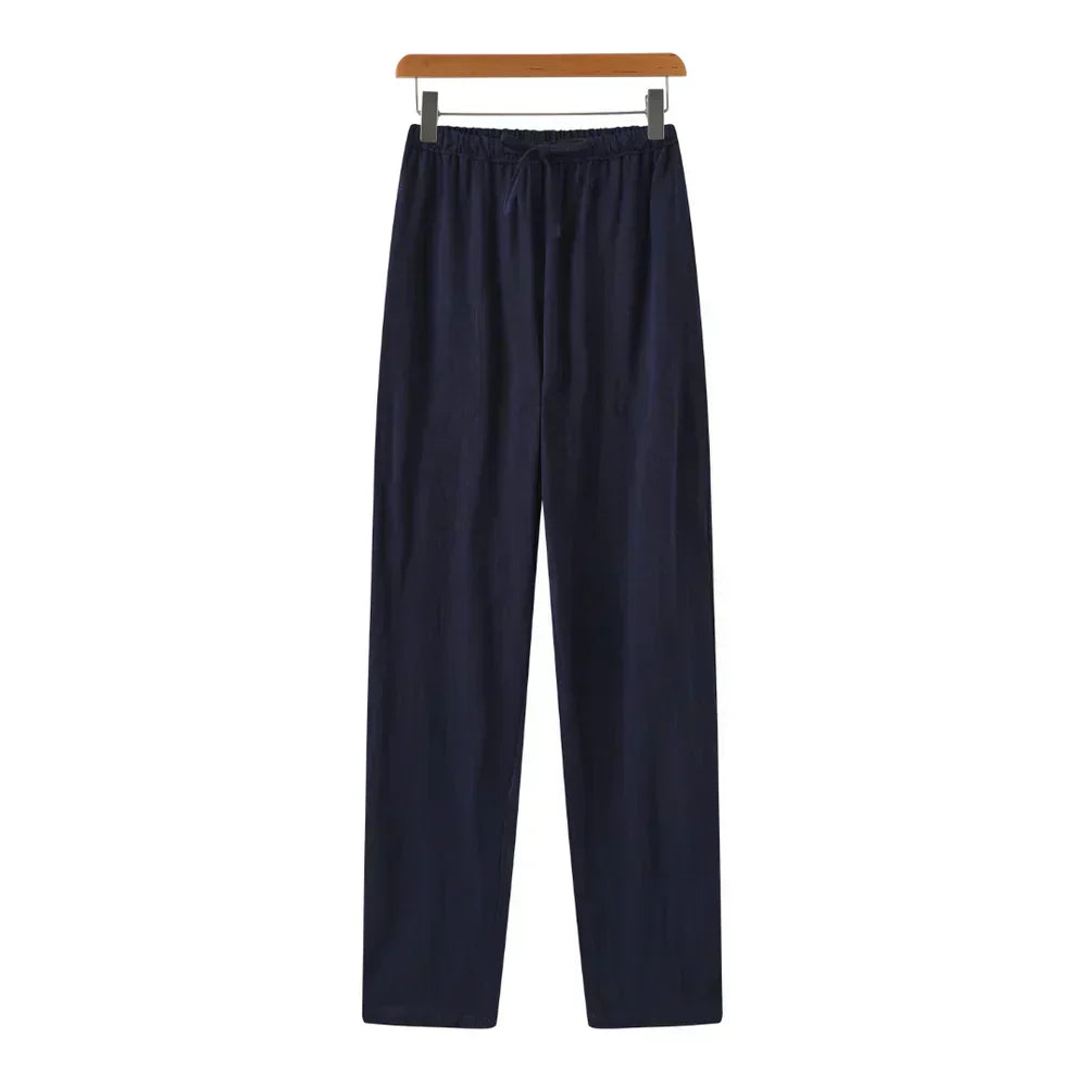 Honorio | Pantalones de lino de corte ajustado