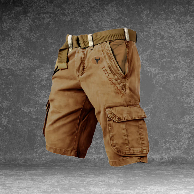 Evaristo | Pantalones cargo cortos para hombre con 6 bolsillos