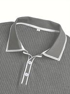 León | Elegante polo de manga corta