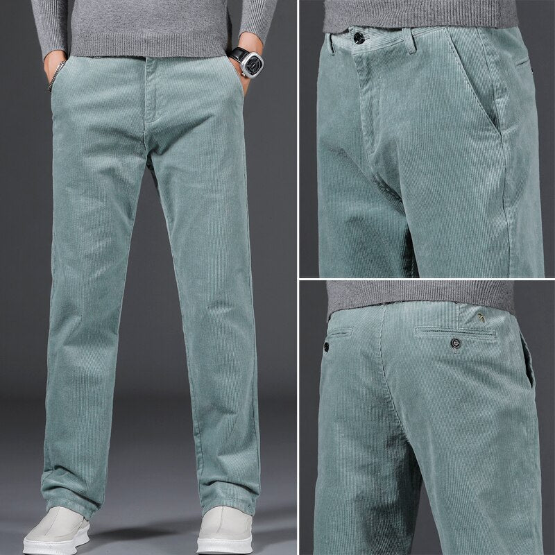 Jesús | Pantalones de pana de tiro medio