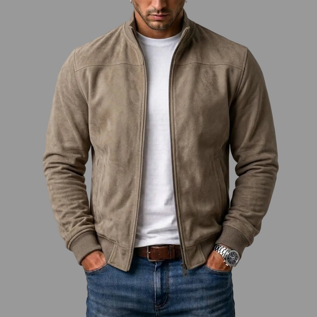 Carmelo | Cazadora bomber de ante