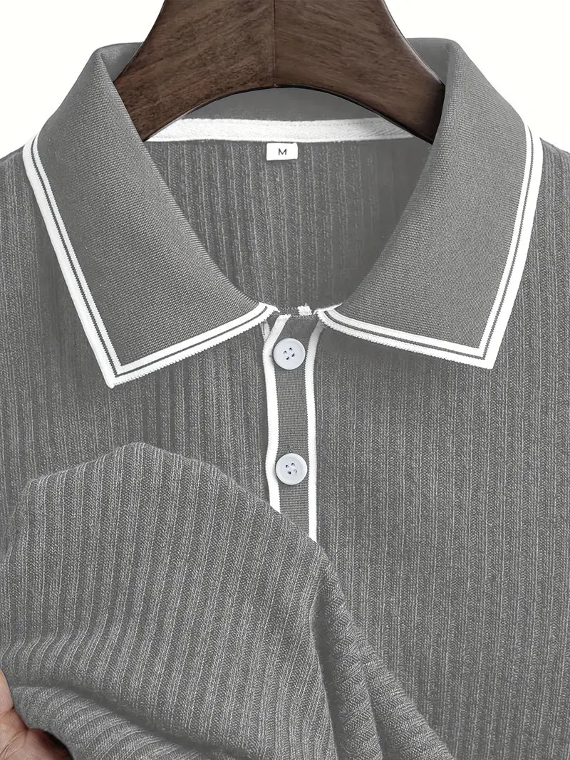 León | Elegante polo de manga corta