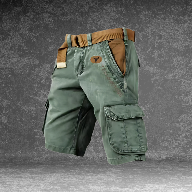 Evaristo | Pantalones cargo cortos para hombre con 6 bolsillos