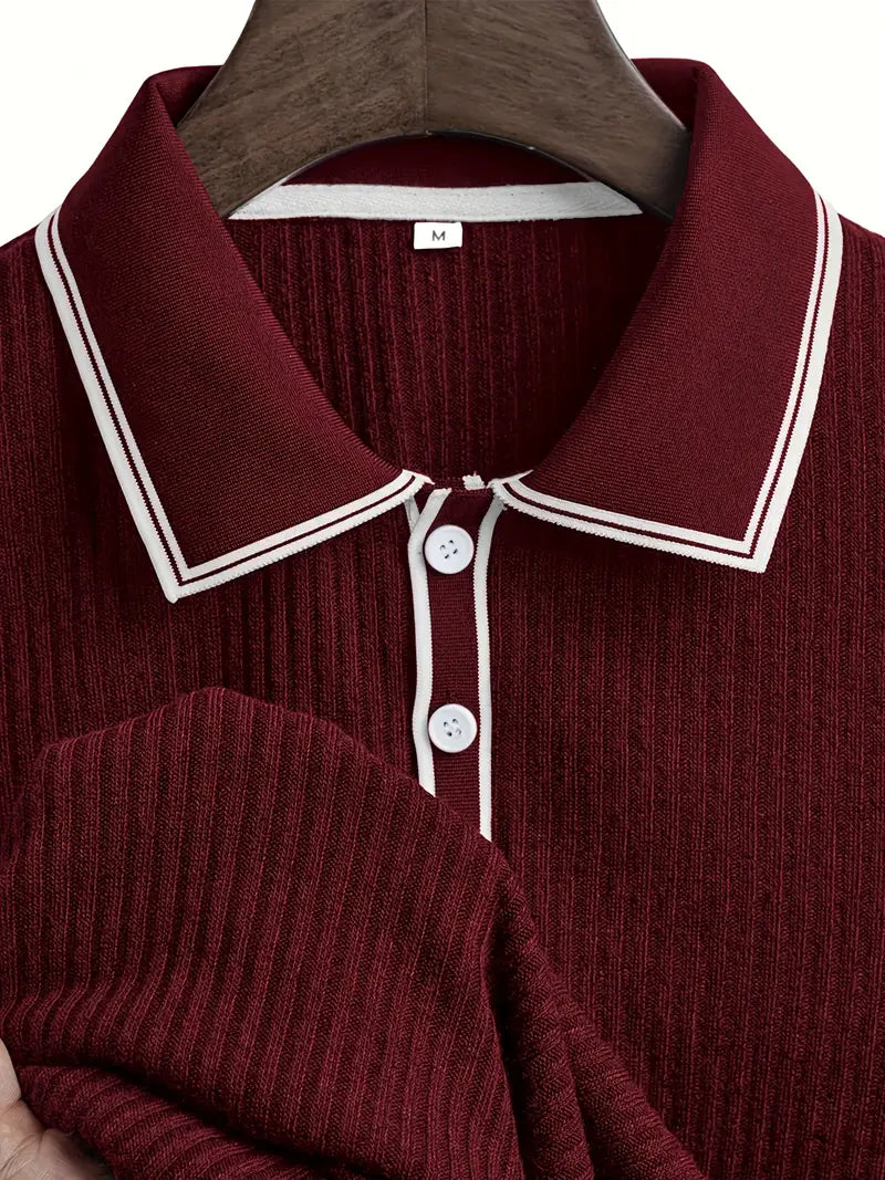 León | Elegante polo de manga corta