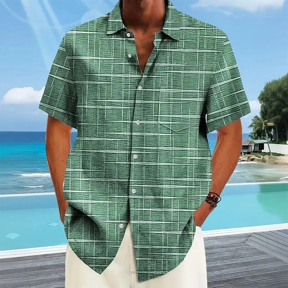 Camilo | Camisa elegante de rayas y cuadros