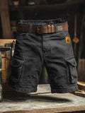 Eusebio | Pantalones cargo cortos retro con múltiples bolsillos