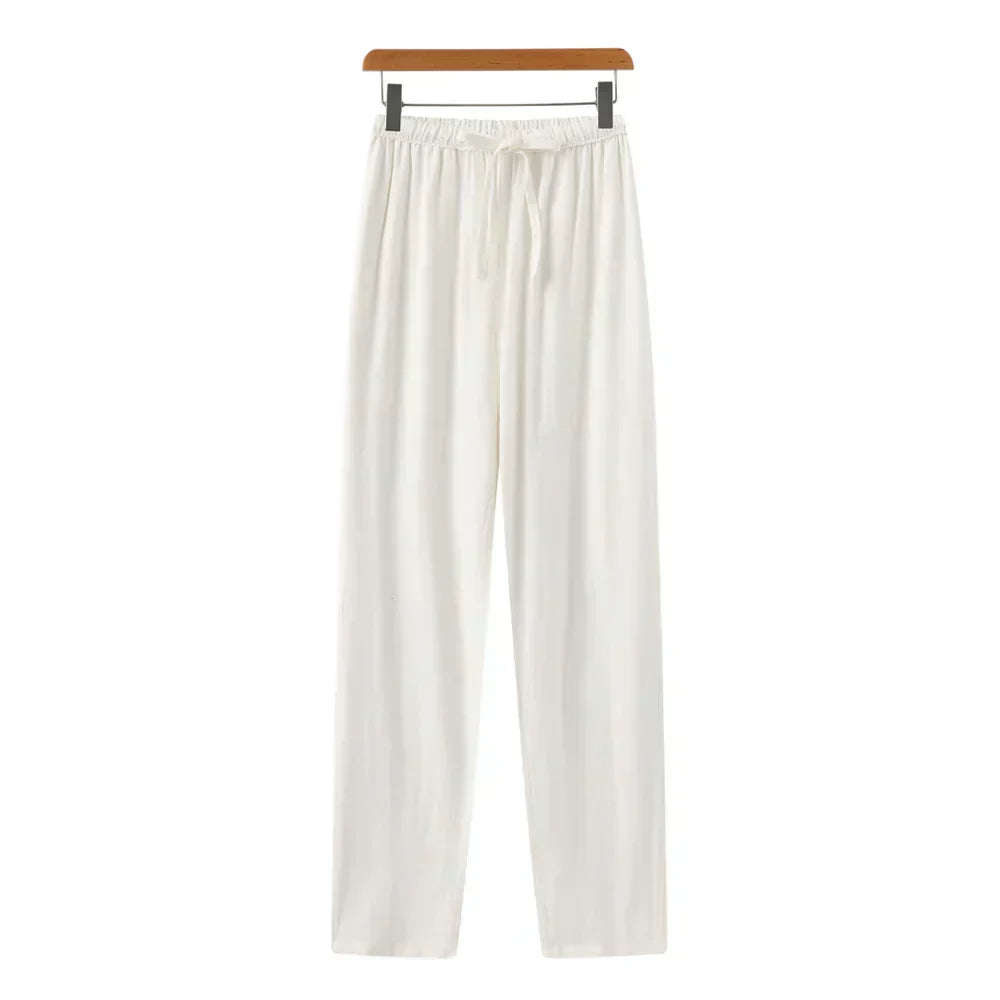 Honorio | Pantalones de lino de corte ajustado