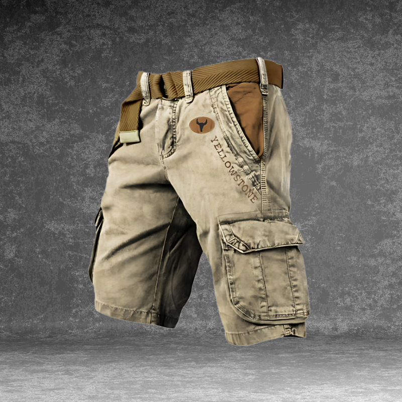 Evaristo | Pantalones cargo cortos para hombre con 6 bolsillos
